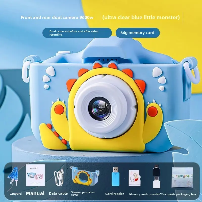 Cute Cartoon Children's Camera HD Toy Camera Can Take Photos and Print Boys and Girls Birthday Gifts