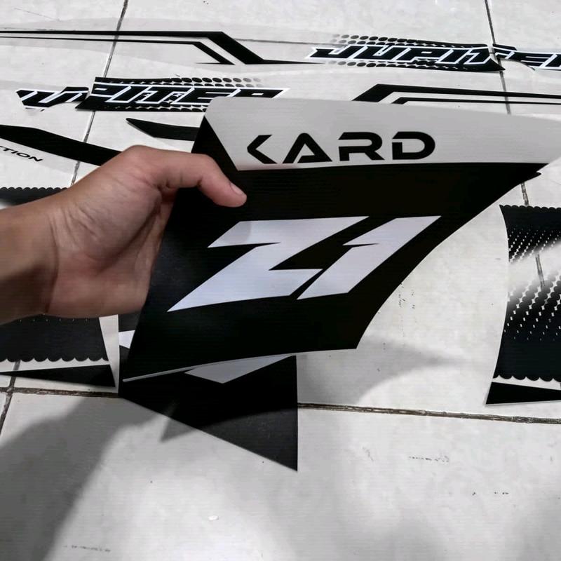 STRIPING TRANSPARAN YAMAHA JUPITER Z1 SUPER BLACK 3