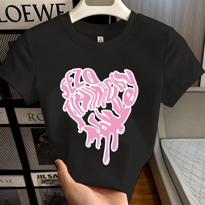 BAJU KAOS CROP TOP / BAJU CROP TOP / T SHIRT CROP TOP / ATASAN CROP TOP / BAJU CROP / CROP TOP KOREA Wanita Slim 2