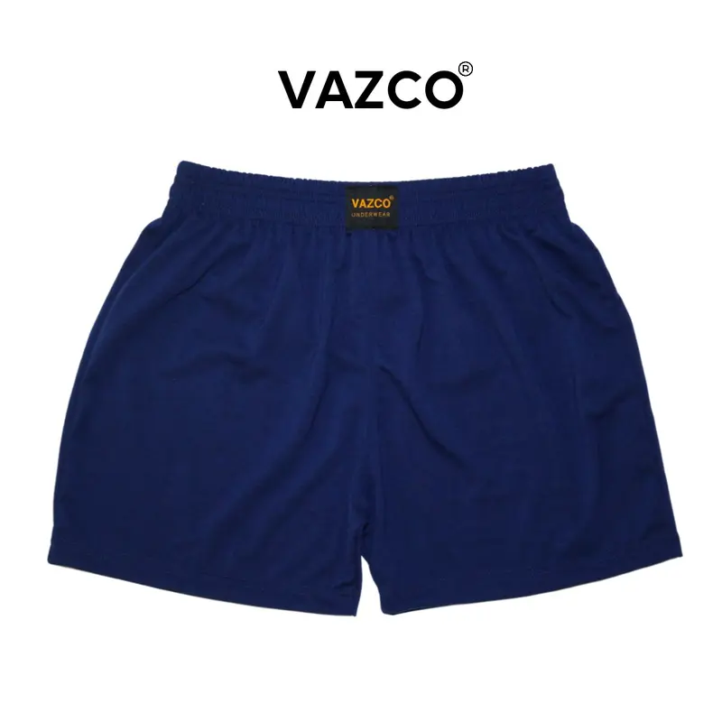Quần short ngủ nam nữ VAZCO  Vải thun cotton co giản thoải mái màu trơn cơ bản phù hợp với mọi lứa tuổi Mùa hè Menswear 5