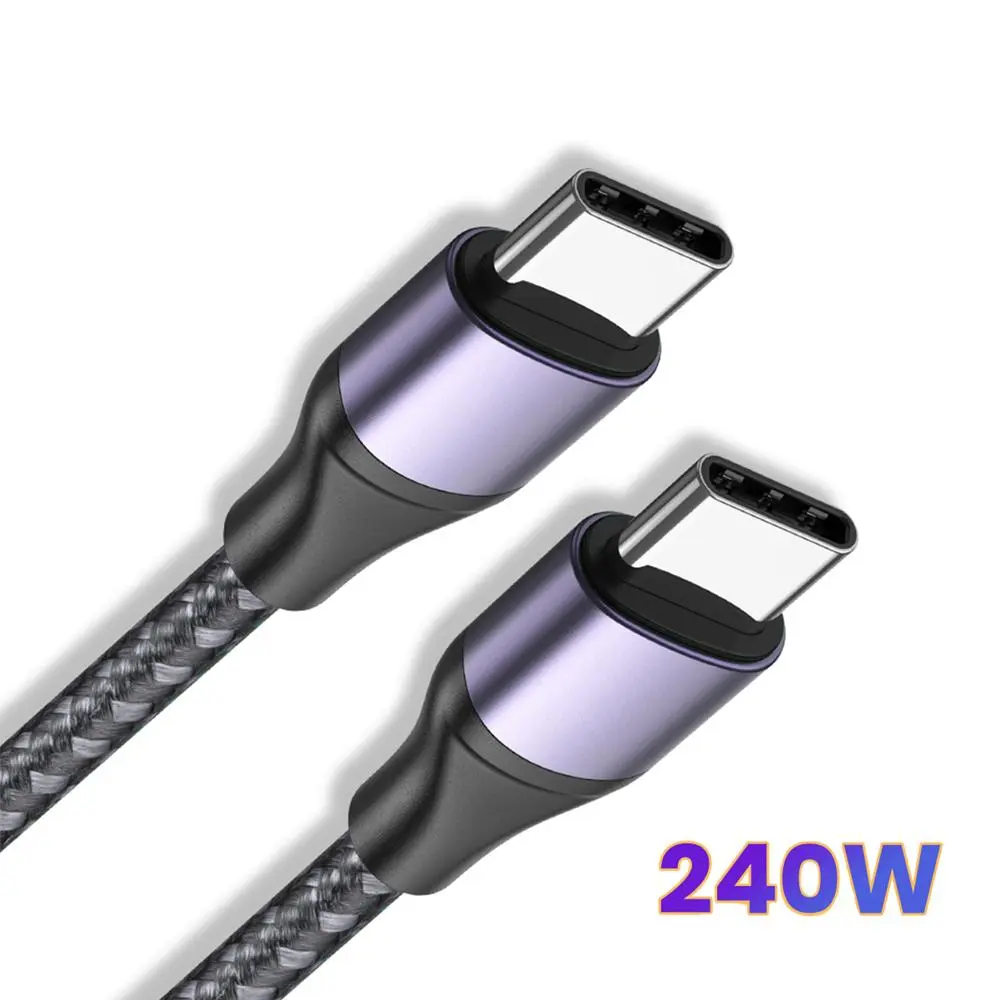 Type-C to Type-C Cable (1 Count), Fast Charging Data Cable Compatible with C-port Devices