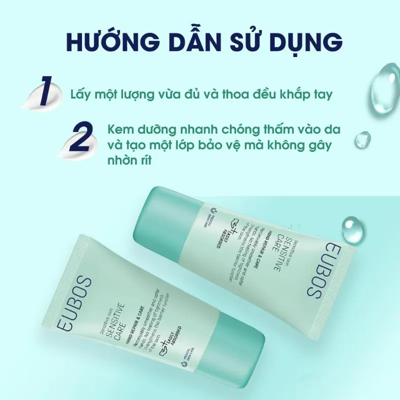 Kem Dưỡng Da Tay EUBOS Giúp Mềm Mịn, Dưỡng Ẩm Chuyên Sâu 24h An Toàn Cho Da Nhạy Cảm Làm Đẹp Da Nữ 7