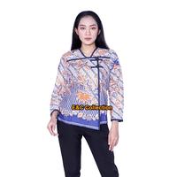 Gambar Blouse Batik Monami - Atasan Batik Wanita – Blouse Modern – Batik Kancing Depan - Baju Kerja - Baju Kantor - S-M-L-XL-XXL-3L-4L-5L Baju Biru Hijau Panjang Katun Cewek dari EnC Collection Kota Administrasi Jakarta Timur 5 Tokopedia