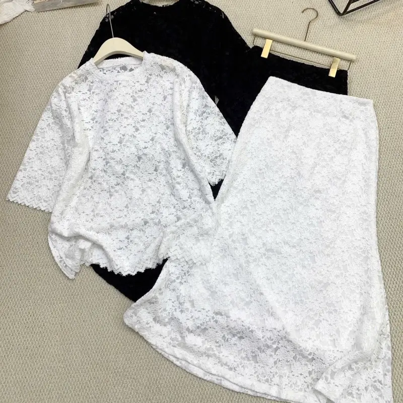 Bộ sét ren 3 chi tiết chân váy đuôi cá xinh