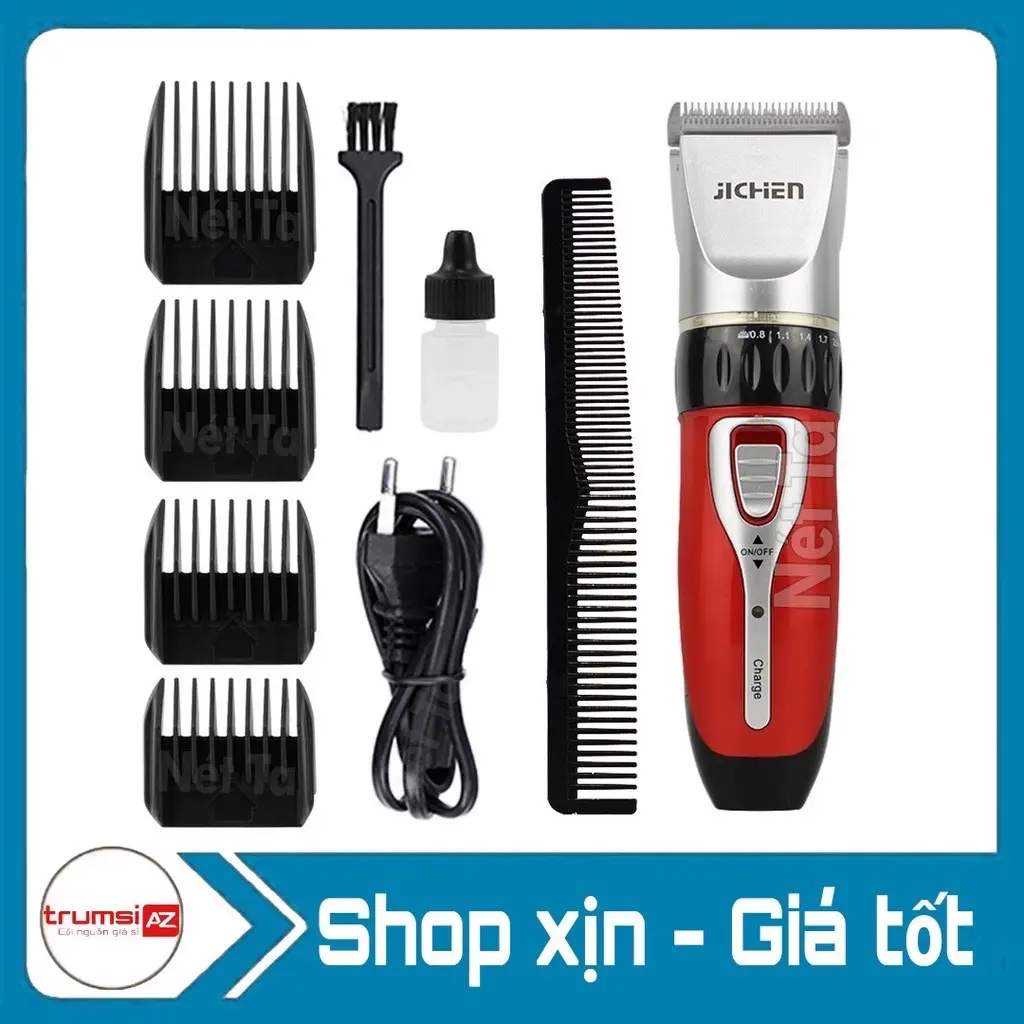 Tông đơ cắt tóc Jichen_0817 siêu bền , dụng cụ cắt tóc gia đình hnk mohawk cliper kemei 809a