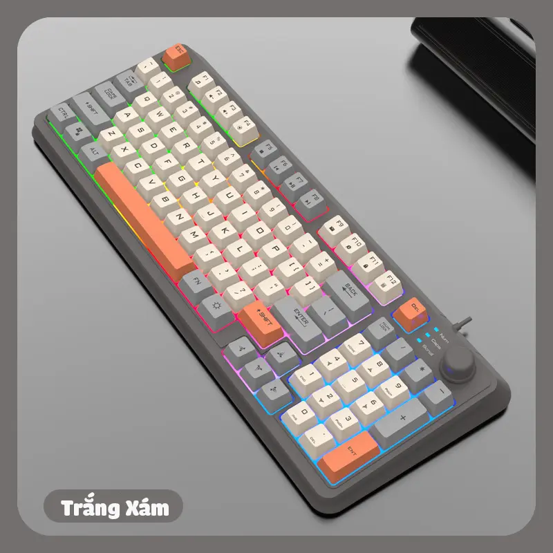 Bàn Phím Giả Cơ Có Dây K82 Led RGB 7 Màu Cực Đẹp, Gõ Cực Êm Dùng Cho Chơi Game, Văn Phòng ban  phim | BigBuy360 - bigbuy360.vn