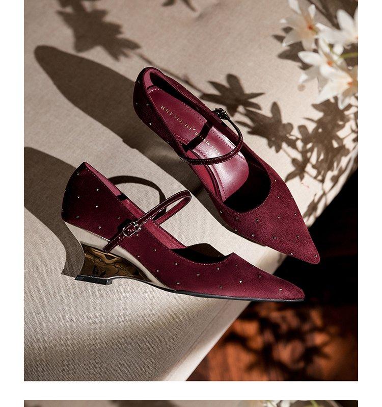 Product Introduction of Sexy women's high heels Pointed rubber buckle 16