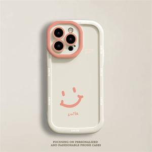 NERZA For Infinix Hot 50 Smart 9 8 Note40 30 12Pro 7 5 50i 40i 30i 30Play P55 Pink Smile Plaid Bear Case
