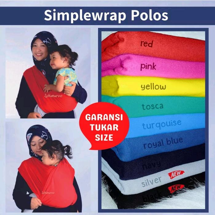 Jual Hanaroo Simple Wrap 2in1 Gendongan Instan Baby Wrap - Kab. Bandung ...