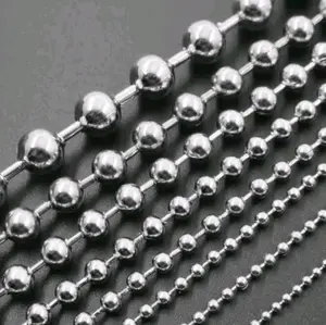 Kalung monel biji lada uk. 1,6 mm s/d 8,0 mm, anti karat