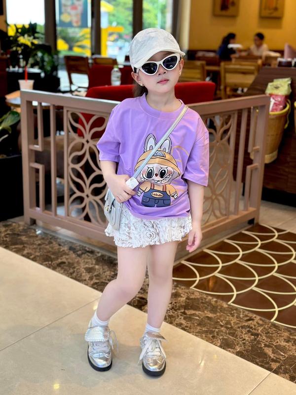 Áo phông cho bé hình labubu mario, áo thun trẻ em fom xuông,unisex.TPKIDS[M822]