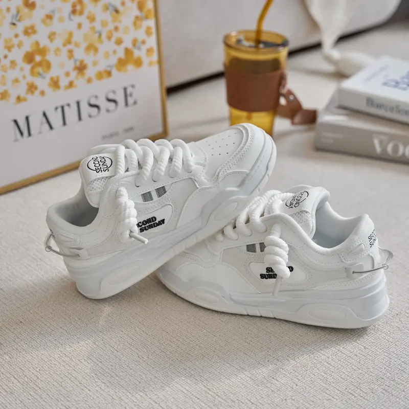 Giày Thể Thao Sneaker Nam Nữ Second Sunday Line Drop Đế Tăng Chiều Cao 4cm SK49 7