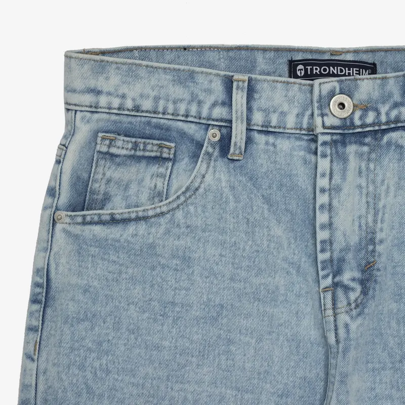 Trondheim Celana Jeans Reguler Denim Flavio Sandwash Biobleach 4