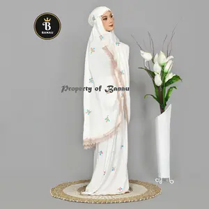 Mukena Melati Bordir Terbaru Katun Rayon 2024