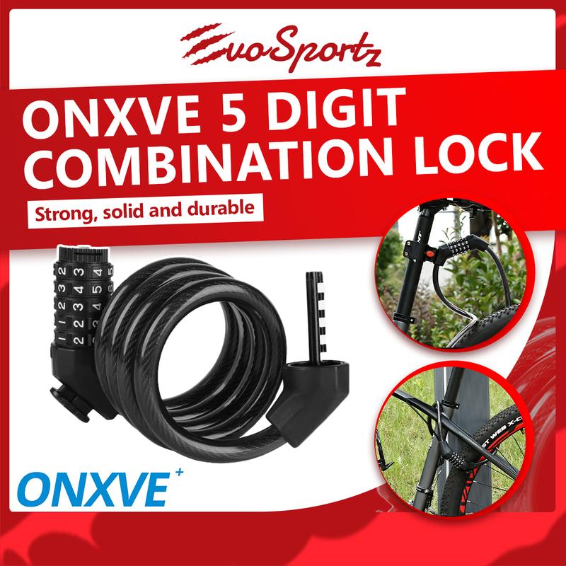 ONXVE 5 Digit Combination Lock | Bicycle Safety Number Lock - TikTok ...