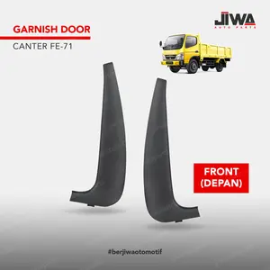 Jiwa Auto - Garnis List Lis Kaca Pintu Bagian Depan Canter PS125 PS110 Turbo Aksesoris Mobil Car
