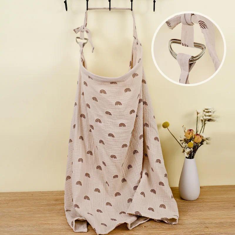 Product Introduction of Baby cotton blanket breast-feeding mother breast-feeding anti-exposure breast-feeding towel 9