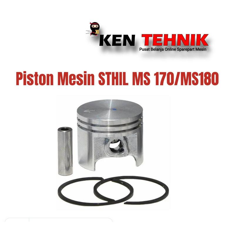 Piston Seher Assy Mesin Chainsaw STHIL MS 170 / MS 180 0