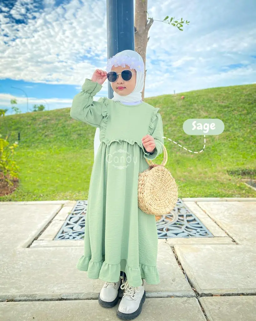 GAMIS ANAK PEREMPUAN 1 - 10 TAHUN / GAMIS NAMIRA BY CANDY