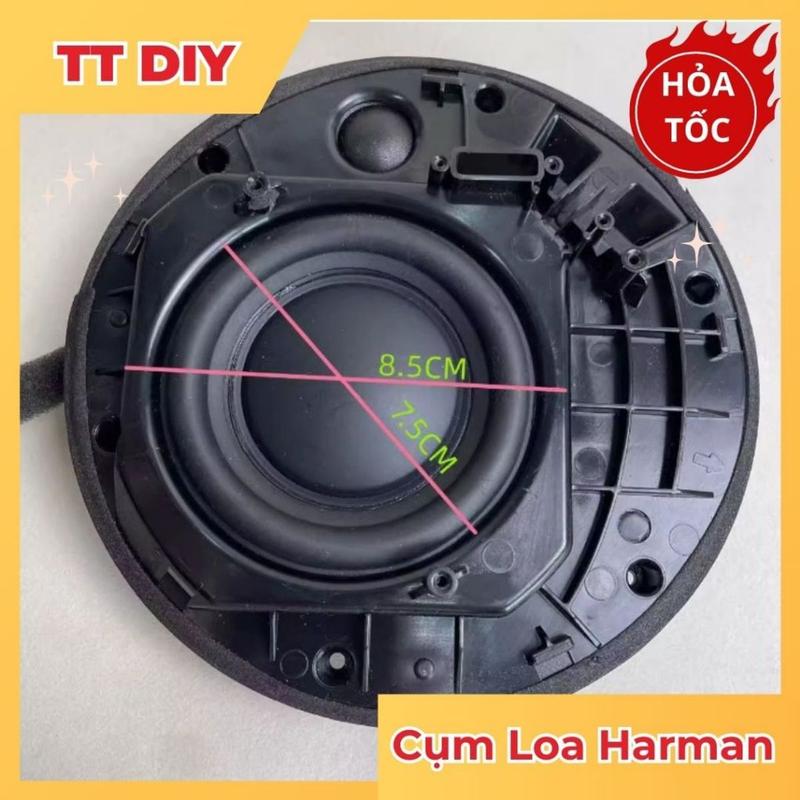 [TT DIY] Cụm Loa Harman/ Kardon Tháo Máy.Gồm 1 Loa Mid Bass 3inch Từ Neo,1Treble Lụa 1 Inch 10W+10W