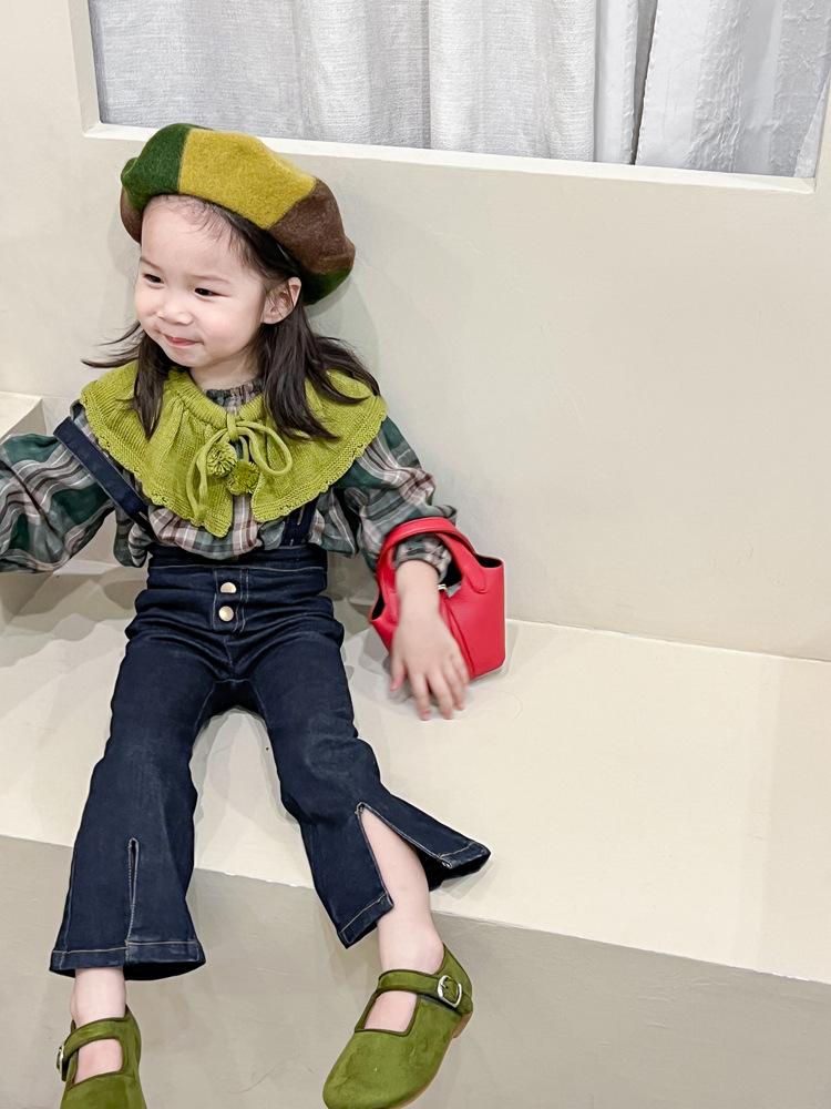 Product Introduction of Autumn Winter Style European and American Mini Children's Girls' Handheld Tote Basket Crossbody Small Bag Women's Bag outpocket  hobo  bag heart  evangelista  painted  bags 13