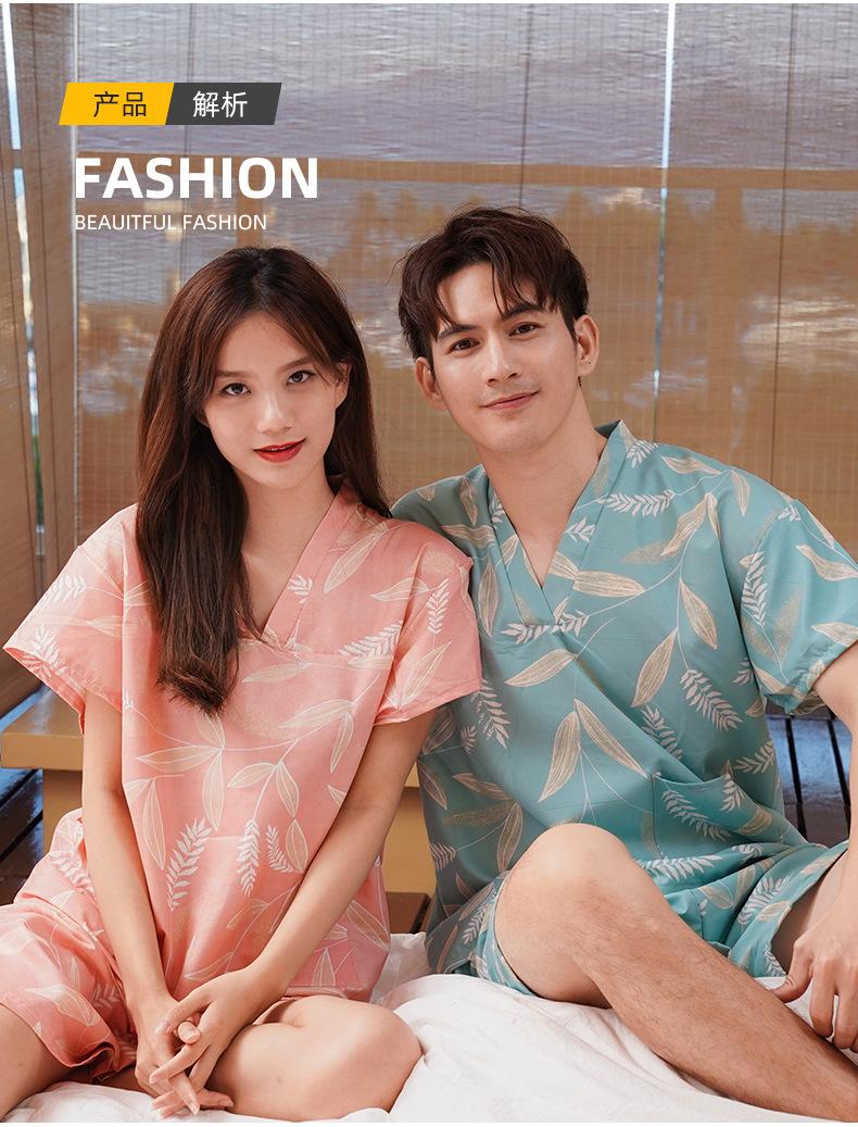 Product Introduction of Disposable Bathing Suit Women's Sauna Clothes Moxibustion Pure Cotton Men's Massage Foot Moisture-Wicking Clothing Hotel Bathrobe Physical Therapy Suits Wholesale 16