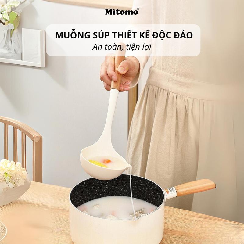 Product Introduction of Bộ dụng cụ nấu ăn, bộ muỗng Silicon chịu nhiệt cao cấp Mitomo GB4806.9-2016 - Hàng chính hãng 9