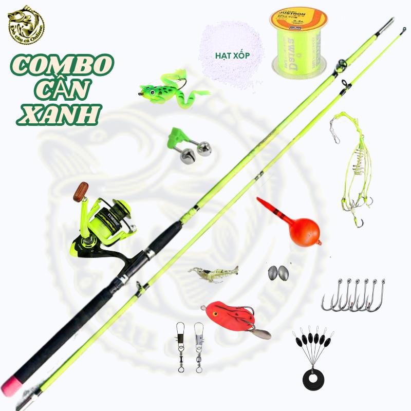 Combo Cần Đặc Vàng Chanh + Máy Câu Yomoshi Oe Màu Xanh Đạ Quang Hàng Chất Lượng Có Đủ Sz Cho Anh Em Lựa Chọn Quà Khủng Fishing Đi Câu Bắt Cá