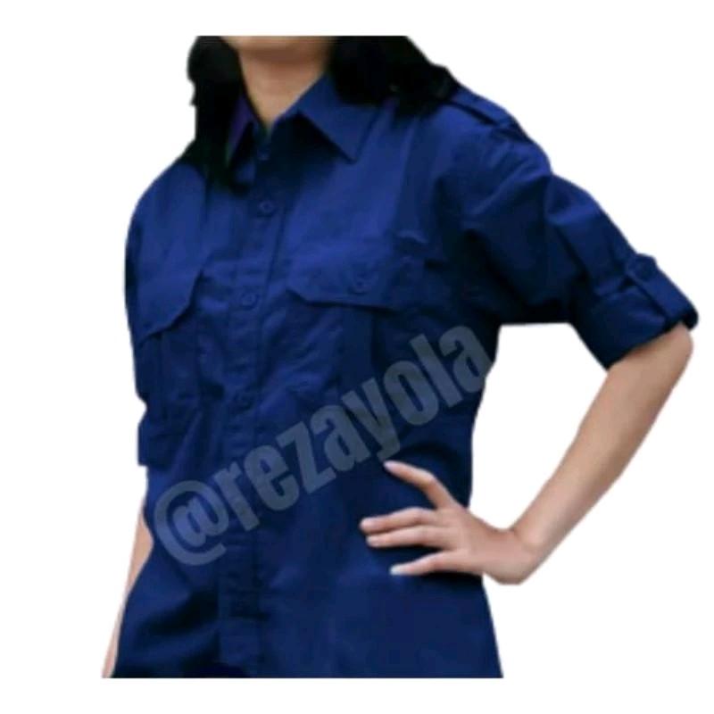Kemeja PDL WANITA Outdoor Lengan Panjang 5