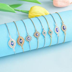 สร้อยข้อมือเสน่ห์ตาผู้พิทักษ์, JINYANG, สร้อยข้อมือนุ่มปรับได้พร้อมสัญลักษณ์นำโชค, ของขวัญสำหรับเธอ, เหมาะสำหรับวันเกิดและวันครบรอบ, มีให้เป็นของขวัญสำหรับแฟน, C158, C199, C204, เครื่องประดับหรูหราทำมือ