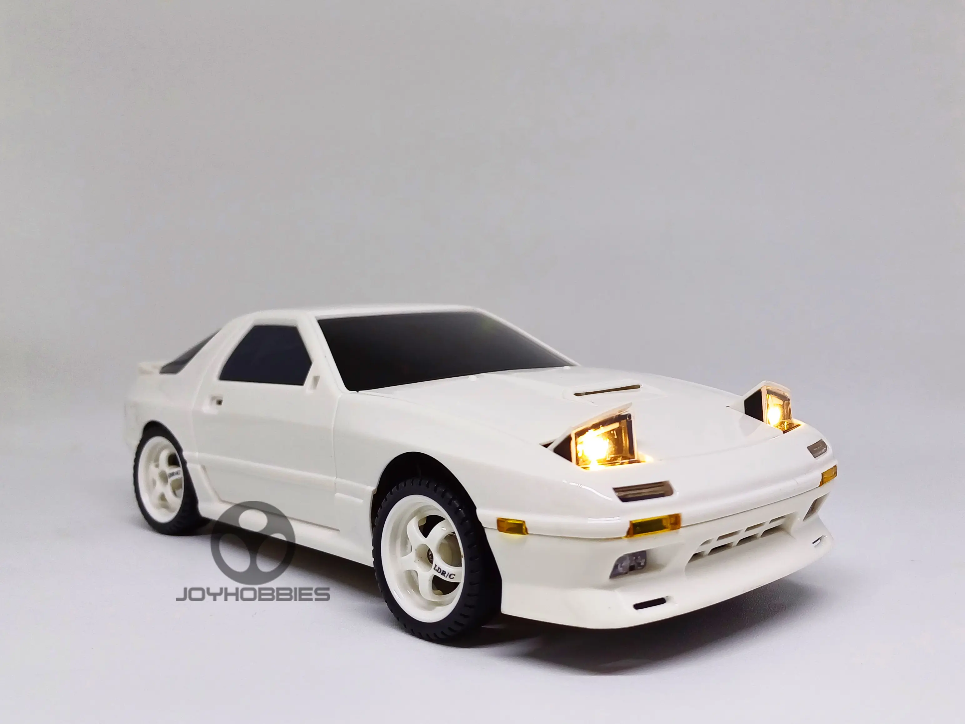 LD RC LDRC 1802 1:18 Drift RWD RX7 FC3S ,Full propo,GYRO, Lampu bisa buka tutup