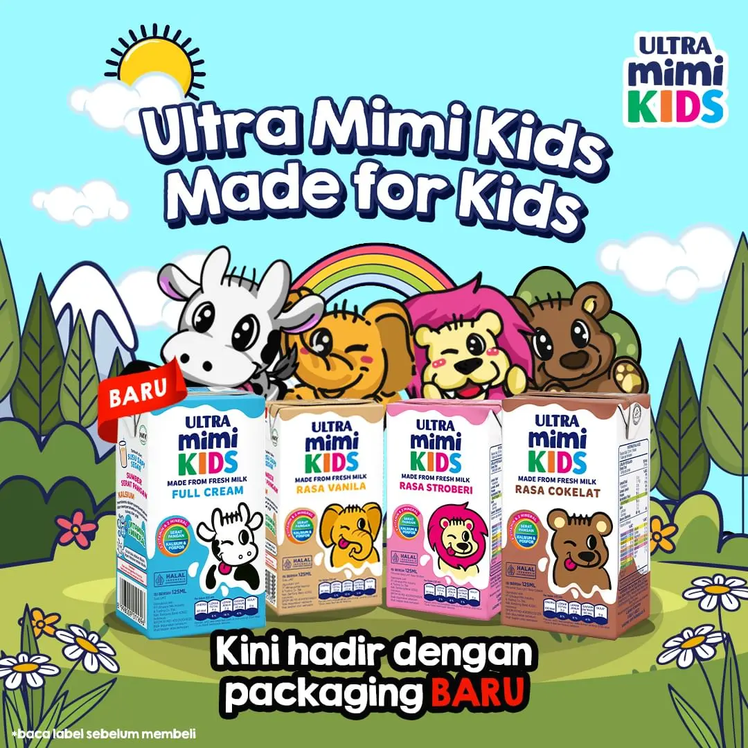 Susu Ultra Mimi UHT 125 ml (1dus isi 40 pcs)