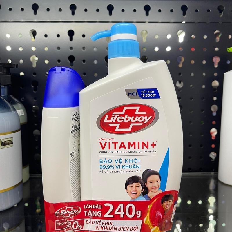 Sữa tắm Lifebuoy kháng khuẩn sạch mụn lưng 5