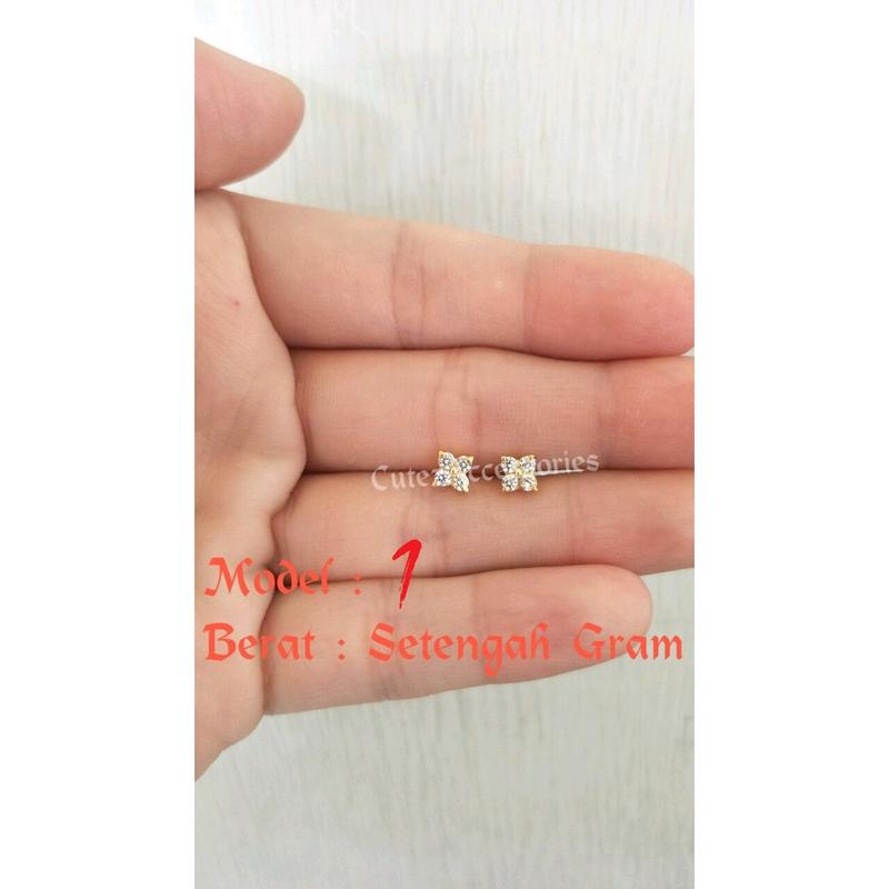 Anting giwang titanium anti luntur & karat 7