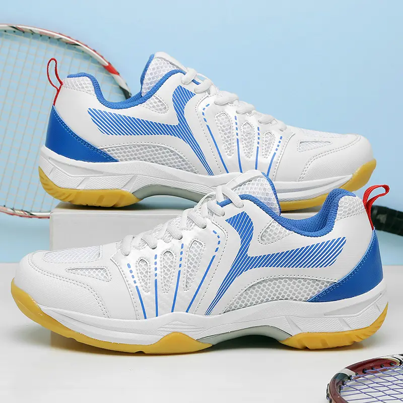 In Stock Professional Badminton Shoes Tennis Shoes Volleyball Shoes in Stock Professional Badminton Shoes Tennis Shoes Volleyball Shoes New Men and Women Professional Badminton Shoes Breathable and Wearable Lightweight Shock Absorption Tennis Sneaker Tabl