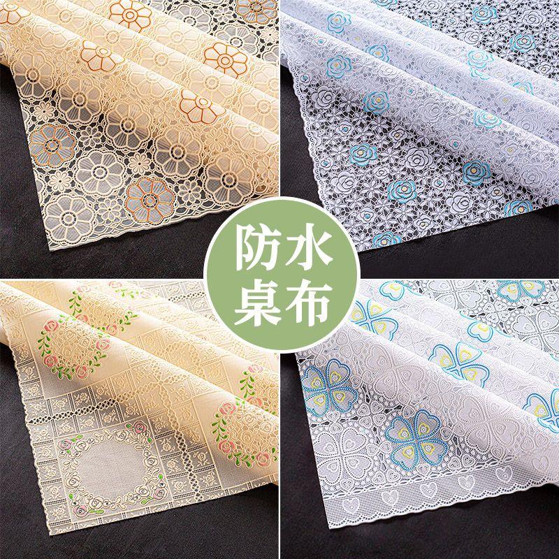 Khăn trải bàn PVC, không thấm nước, chống bỏng, chống thấm dầu, dùng một lần, thảm trải bàn hình chữ nhật, làm bằng nhựa, thích hợp cho bàn trà, sử dụng trong phòng khách, đồ gia dụng 1