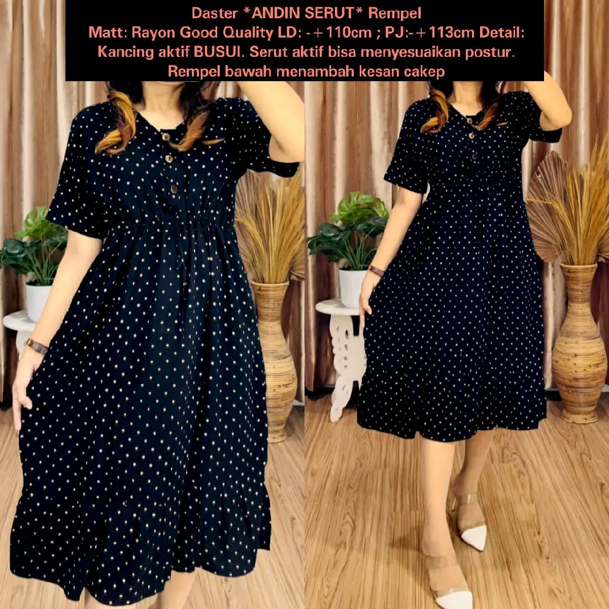 Hitam Serut POLKADOT