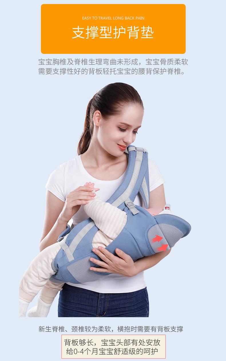 Product Introduction of In Stock Baby Outing Straps Free Hands Baby Carrier in Stock Baby Outing Straps Free Hands Baby Carrier Baby Straps Back Multifunctional Waist Stool Horizontal Holding Style Storage Baby Stool 5
