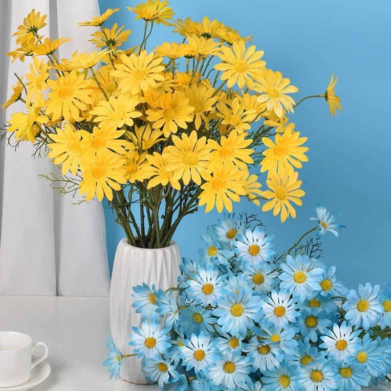 Artificial Silk Daisy Flowers Bouquet Wedding Xmas Party Home Coffee Shop Decor 8