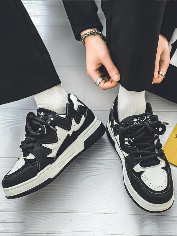 Fashionable Patch Low Top Skate Sneakers As Birthday Gift, Summer 2024 Casual Trendy Y2k Sports Skate Shoes, Designer Skate Shoes for Outdoor 6