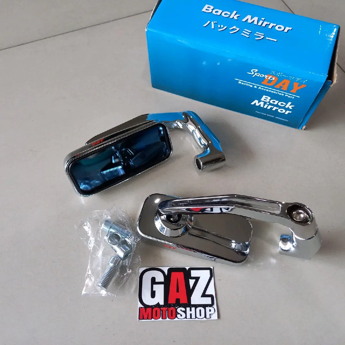 Kotak (Crhome Kaca Biru)