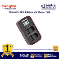 Gambar Kingma EN-El15 for Z5 Z6II Z7 Z7II Z8 Paket 2 Battery 1 Dual Charger dari Sentra Digital Kota Surabaya 4 Tokopedia