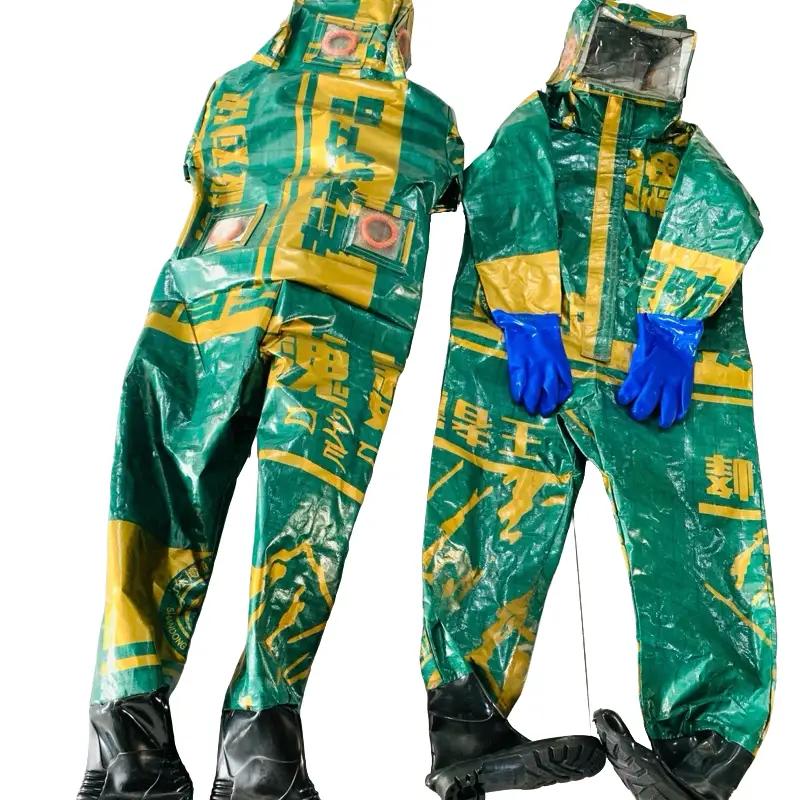 Quần áo Bắt ong bạt tàu mẫu mới 2025 chống độc có mặt lạ bo trèo cây thùng nuôi ong mật guốc