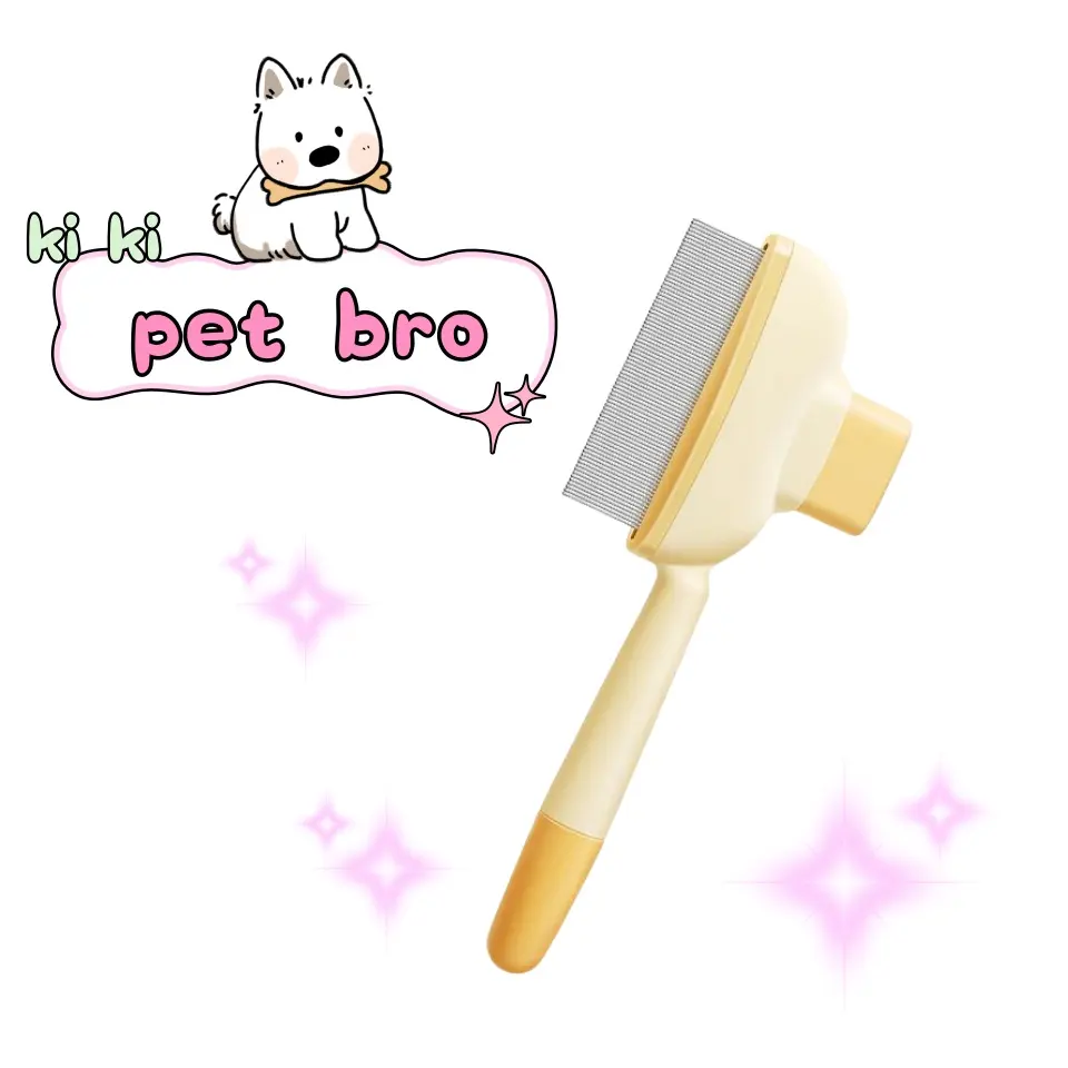 New Pet Comb Needle Comb Dog Flea Comb Cat Explosion-Proof Plastic Dense Tooth Comb Cleaning Special Cat Comb furminator  dog  brush cat  claw  nails