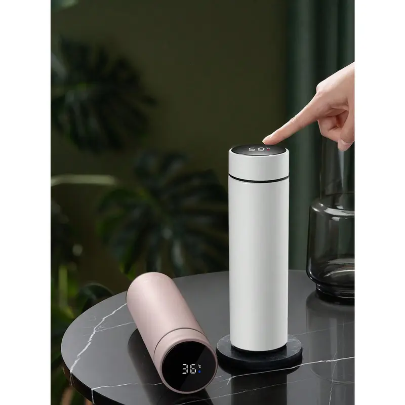 (1pc-500ml) Cup, Cup, Cold Kettle, Coffee Cup, Large Capacity Water Cup, Health Stainless Steel Water Cup, Portable, Self-Use, Tea, Suitable For Family, Indoor Sports, Study, Campus, Tourism, Automobile And Other Scenes Father's Day, Mother's Day Gifts 3