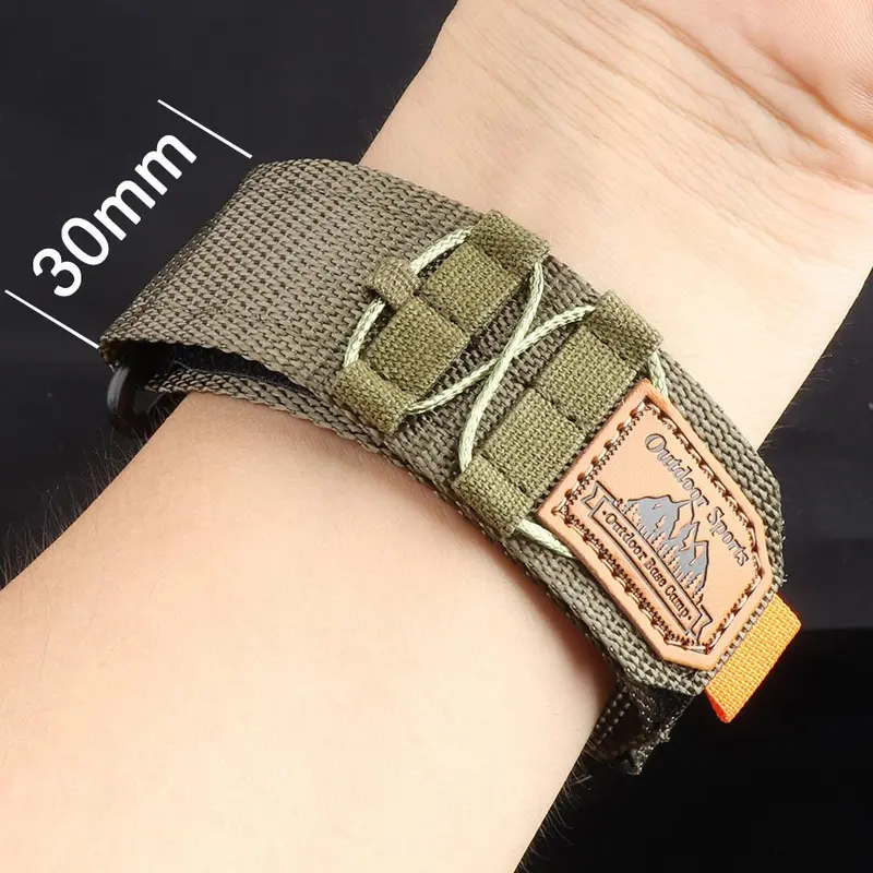 Wide Nylon Sports Watch Band, Breathable Watch Band for iWatch Series 49mm 9 8 7 45mm SE 6 5 4 3 42mm 44mm, Wearable Accessories 2