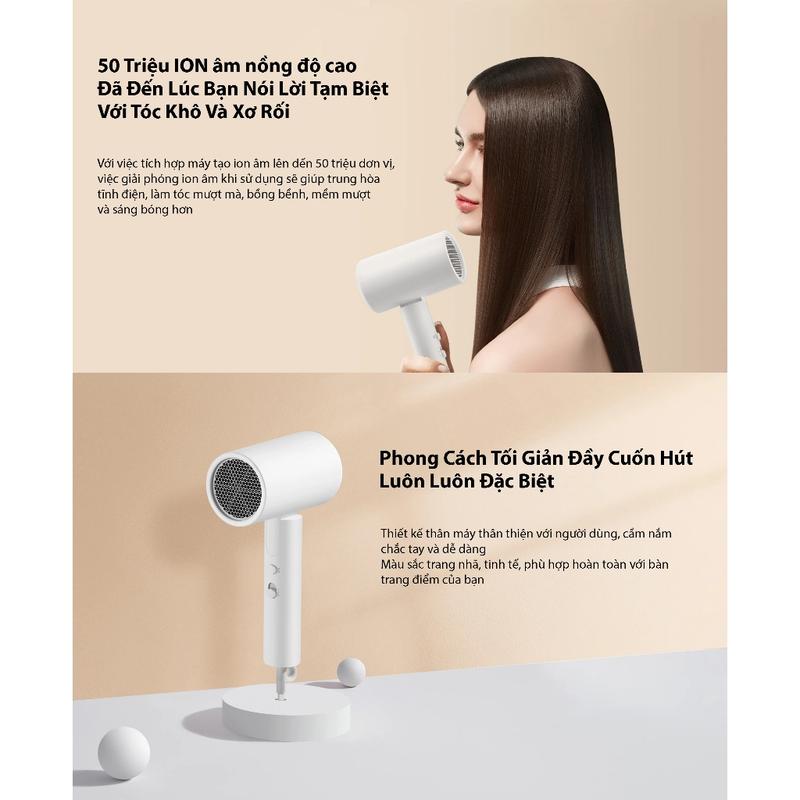 Máy Sấy Tóc Xiaomi Mijia H101 - Nhiều Chế Độ - Nhỏ Gọn - An Toàn 2