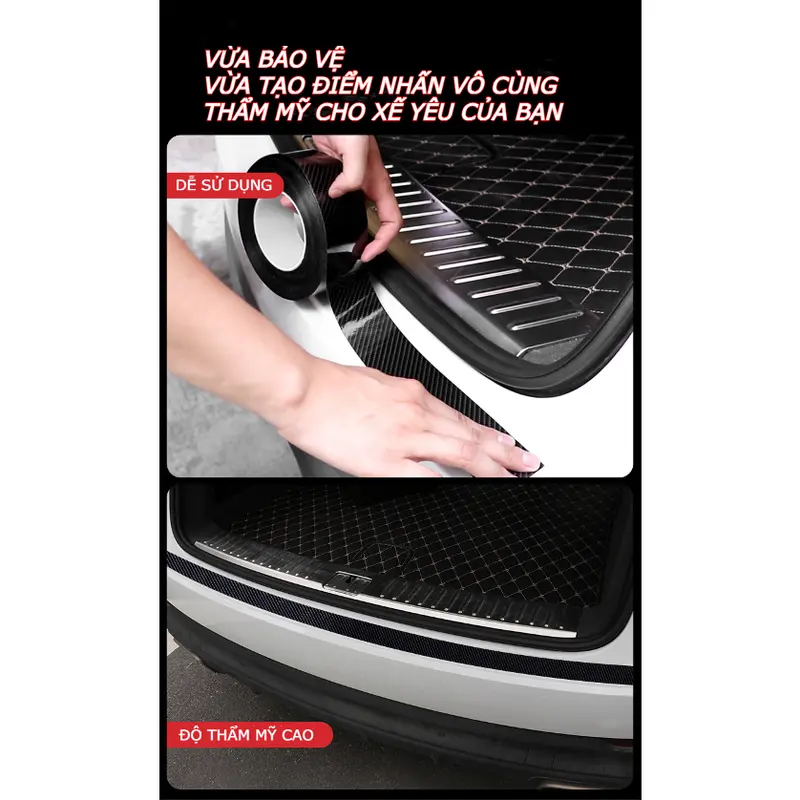 Cuộn Keo Carbon 5D ( DÀI 3M) Chống Trầy Xước Xe Hơi Và Bề Mặt Khác Nhãn Dán 2
