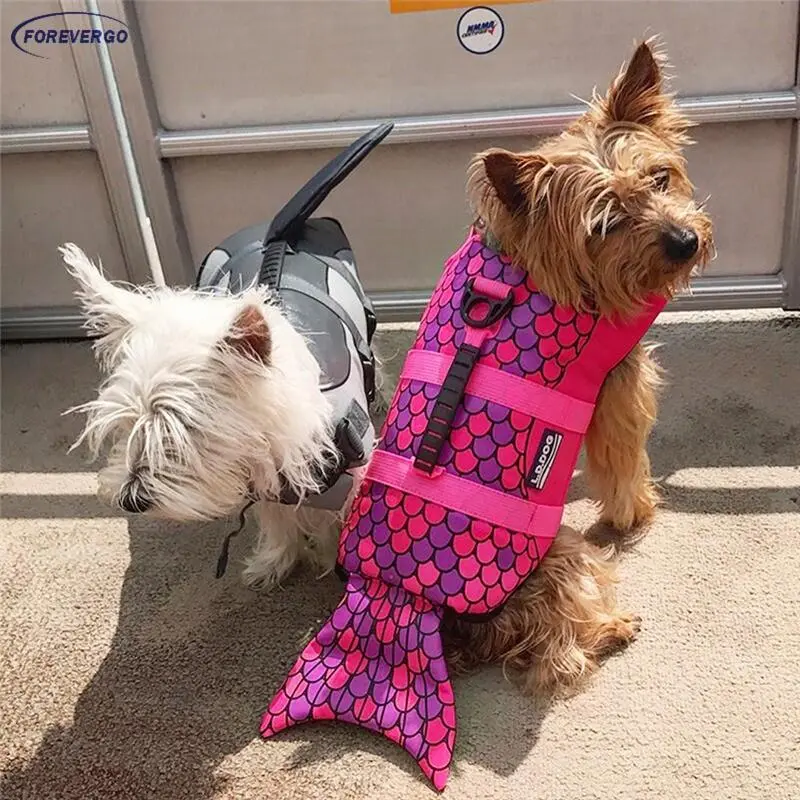 RE Jacket Safety Clothes Life Vest Collar Harness Saver Pet Dog Swimming Preserver Summer Swimwear
