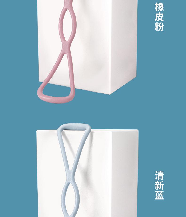 Product Introduction of 8-Word Pulling Rope Chest Expander Improved Humpback Yoga Eight-Word Chest Expander Elastic Belt Home Office Fitness Equipment 12